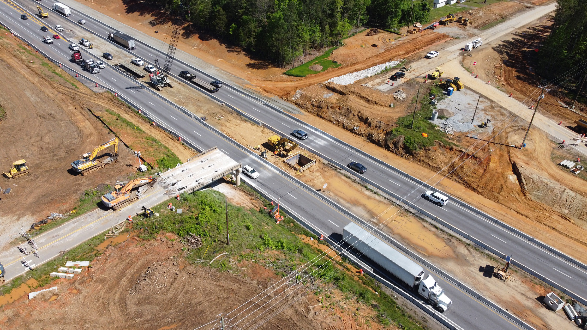 The Koon Road overpass has been demolished, utility relocations are complete, and the new bridge is under construction.  The new bridge is scheduled to be open in December 2022.